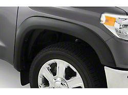 Bushwacker Extend-A-Fender Flares; Front and Rear; Matte Black (07-13 Tundra w/ OE Mud Flaps)