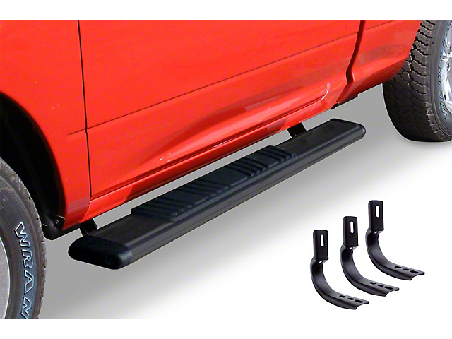 5-Inch OE Xtreme Low Profile Side Step Bars; Black (07-17 Tundra Regular Cab)