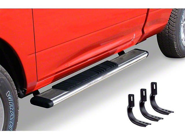 5-Inch OE Xtreme Low Profile Side Step Bars; Polished (07-17 Tundra Regular Cab)