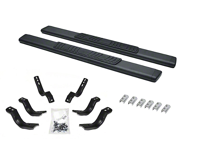 5-Inch OE Xtreme Low Profile Side Step Bars; Textured Black (07-17 Tundra Regular Cab)