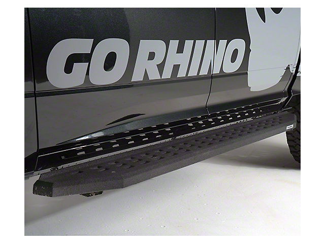 RB20 Running Boards; Protective Bedliner Coating (07-21 Tundra Double Cab)