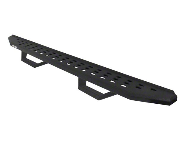 Go Rhino RB20 Running Boards with Drop Steps; Protective Bedliner Coating (07-21 Tundra Double Cab)
