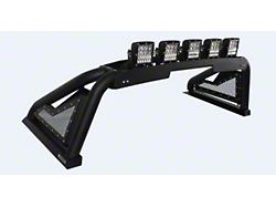 Sport Bar 2.0 Roll Bar with Power Actuated Retractable Light Mount; Textured Black (15-23 F-150)