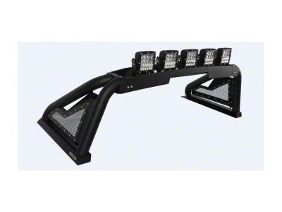 Go Rhino Sport Bar 2.0 Roll Bar with Power Actuated Retractable Light Mount; Textured Black (07-21 Tundra)
