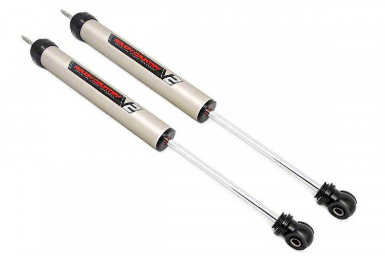 Rough Country V2 Monotube Rear Shocks for 0 to 3.50-Inch Lift (07-21 Tundra)