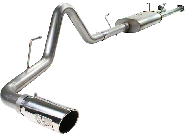 AFE MACH Force-XP 3-Inch Single Exhaust System with Polished Tip; Side Exit (07-09 5.7L Tundra)