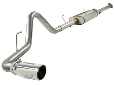 AFE MACH Force-XP 3-Inch Single Exhaust System with Polished Tip; Side Exit (10-21 5.7L Tundra)