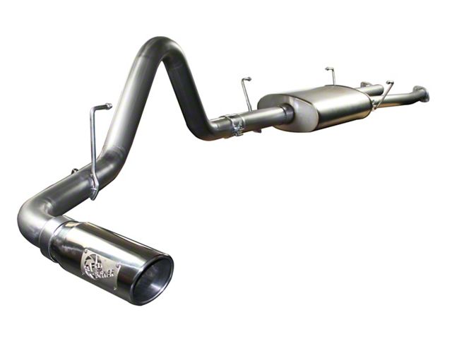 AFE MACH Force-XP 2.50 to 3-Inch Single Exhaust System with Polished Tip; Side Exit (07-09 4.7L Tundra)