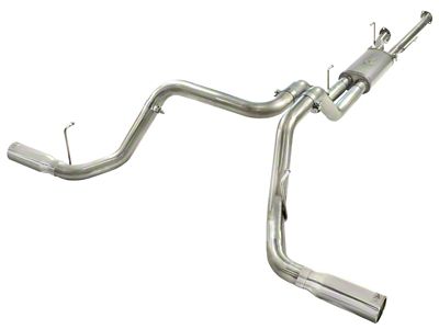 AFE MACH Force-XP 2.50 to 3-Inch Dual Exhaust System with Polished Tips; Side Exit (10-21 5.7L Tundra)