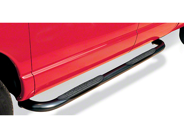 3-Inch 4000 Series Cab Length Side Step Bars; Black (07-21 Tundra Double Cab)