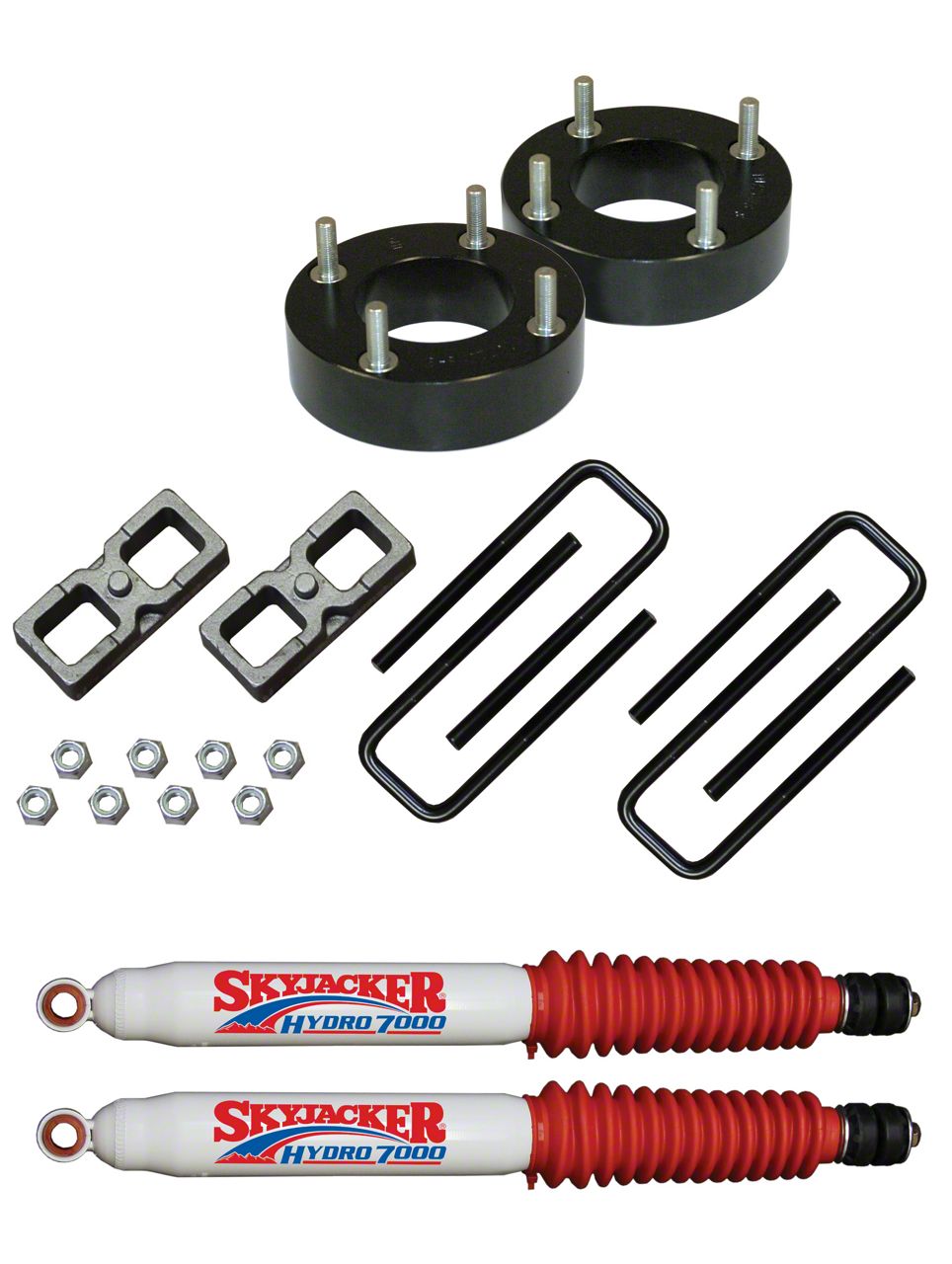 SkyJacker 2-Inch Suspension Lift Kit with Hydro Shocks (07-21 Tundra, Excluding TRD Pro or Air Ride Models)
