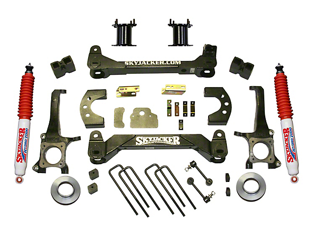 SkyJacker 6-Inch Front Strut Spacer Suspension Lift Kit with Hydro Shocks (07-21 Tundra, Excluding TRD Pro or Air Ride Models)