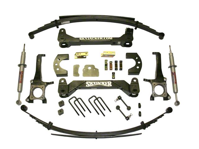 SkyJacker 6-Inch Suspension Lift Kit with Leaf Springs and Black MAX Shocks (07-21 Tundra, Excluding TRD Pro or Air Ride Models)