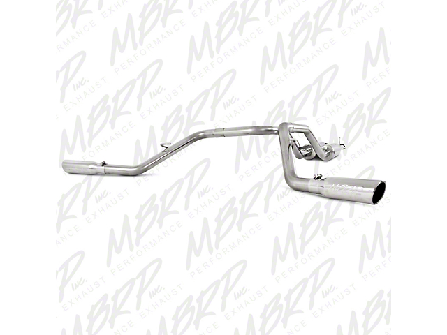 MBRP Armor Plus Dual Exhaust System with Polished Tips; Side Exit (10-21 4.6L Tundra)
