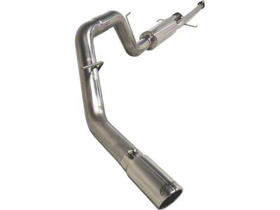MBRP Armor Plus Single Exhaust System with Polished Tip; Side Exit (09-21 5.7L Tundra)