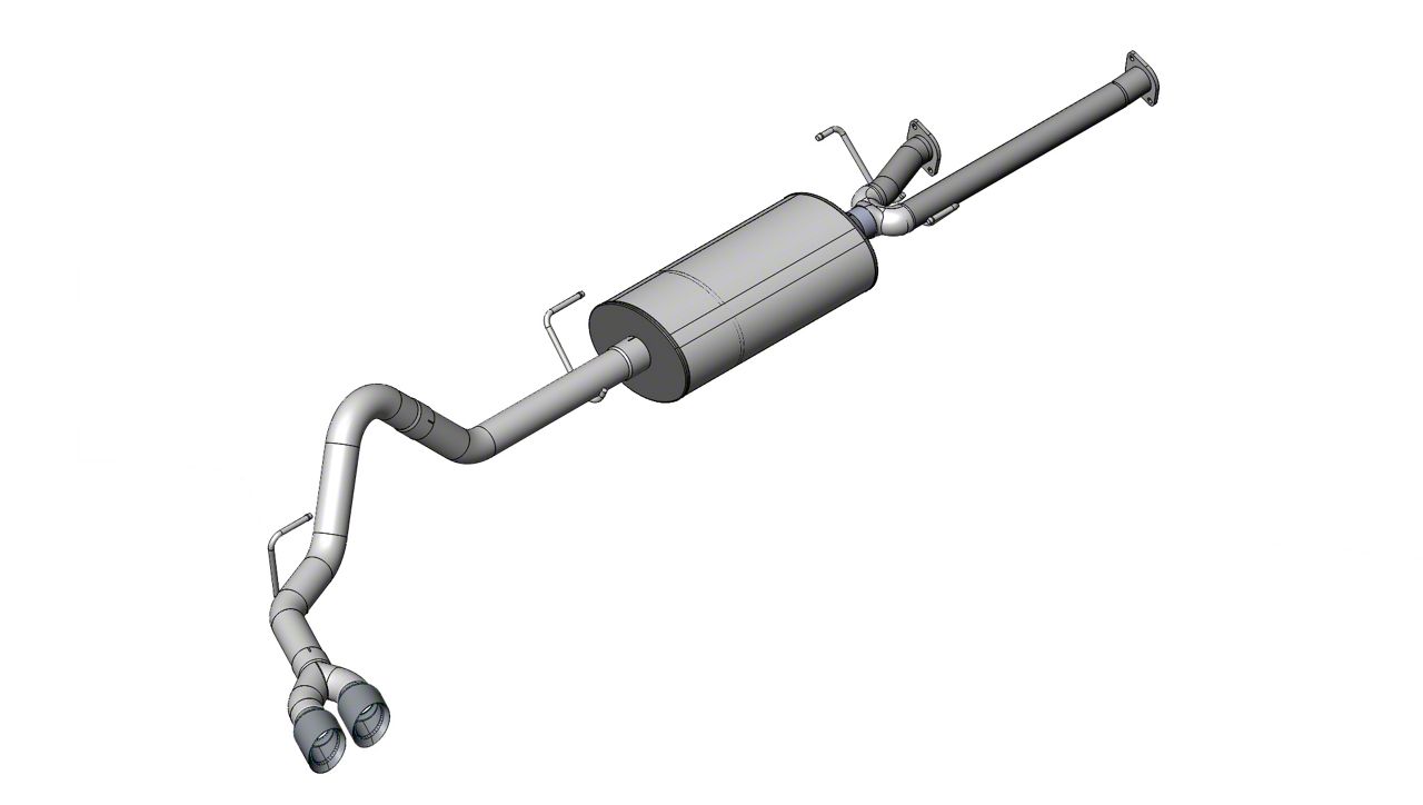 Corsa Performance Sport Single Exhaust System with Twin Polished Tips; Side Exit (07-08 5.7L Tundra)
