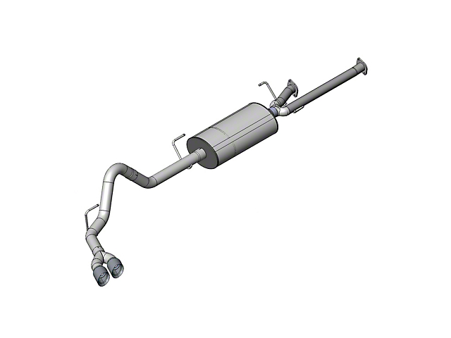 Corsa Performance Sport Single Exhaust System with Twin Polished Tips; Side Exit (09-10 5.7L Tundra)
