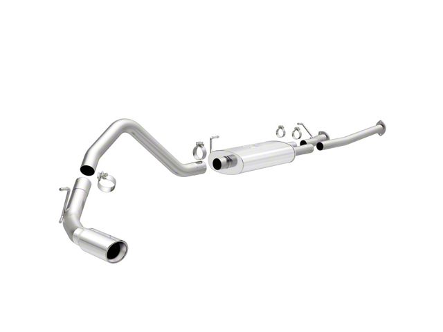 Magnaflow Street Series Single Exhaust System with Polished Tip; Side Exit (14-21 4.6L Tundra)