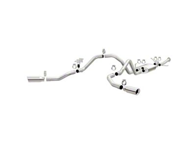 Magnaflow Street Series Dual Exhaust System with Polished Tips; Side Exit (2009 4.7L Tundra)