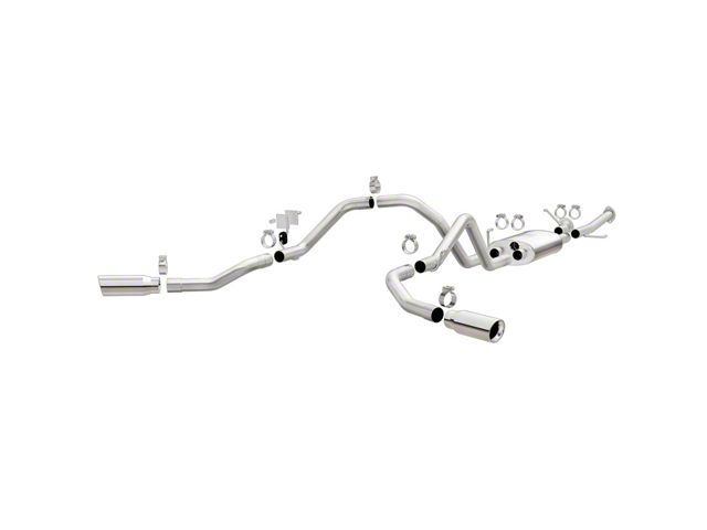 Magnaflow Street Series Dual Exhaust System with Polished Tips; Side Exit (10-21 4.6L Tundra)