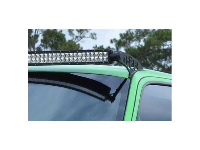 N-Fab 50 Series LED Light Bar Roof Top Light Bar Mount; Textured Black (07-21 Tundra)
