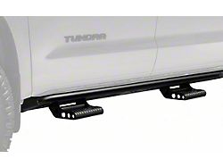 N-Fab Cab Length RKR Side Rails with Detachable Steps; Textured Black (07-21 Tundra Double Cab)