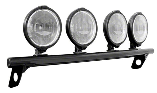 N-Fab Front Light Mount Bar; Textured Black (14-21 Tundra)