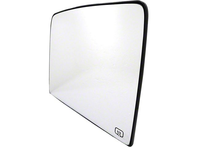 Door Mirror Glass; Left; Power; Heated; Without Trailer Tow Package (07-17 Tundra)