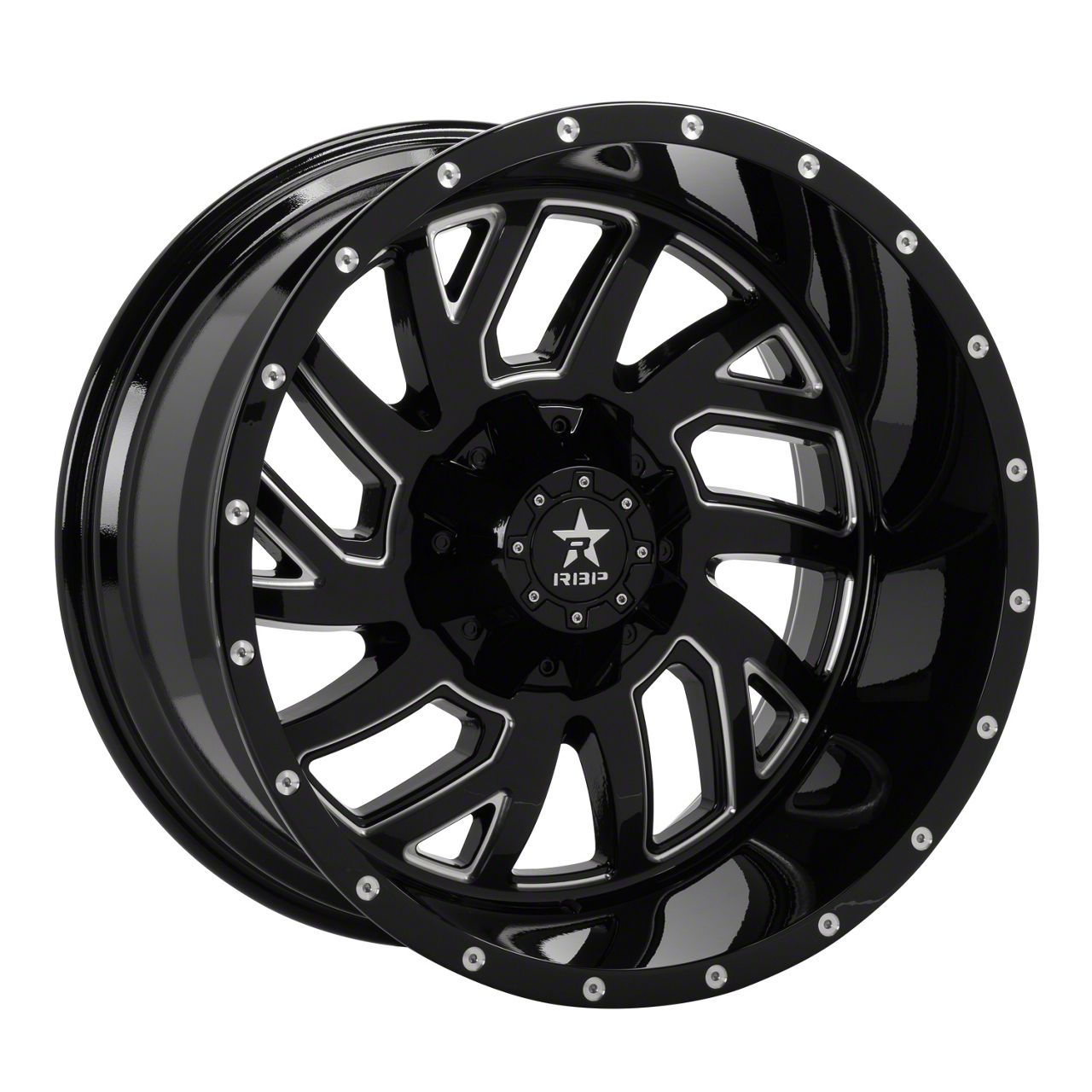 RBP 65R Glock Black Machined 5-Lug Wheel; 20x10; -12mm Offset (14-21 Tundra)