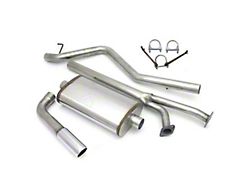 JBA Single Exhaust System with Chrome Tip; Side Exit (07-09 4.7L Tundra)