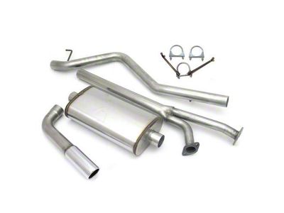 JBA Single Exhaust System with Chrome Tip; Side Exit (07-09 4.7L Tundra)