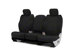 ModaCustom Wetsuit Front Seat Covers; Black (09-18 RAM 1500 w/ Non-Recessed Headrest Bench Seat)