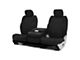 ModaCustom Wetsuit Front Seat Covers; Black (07-21 Tundra Regular Cab w/ Bench Seat)