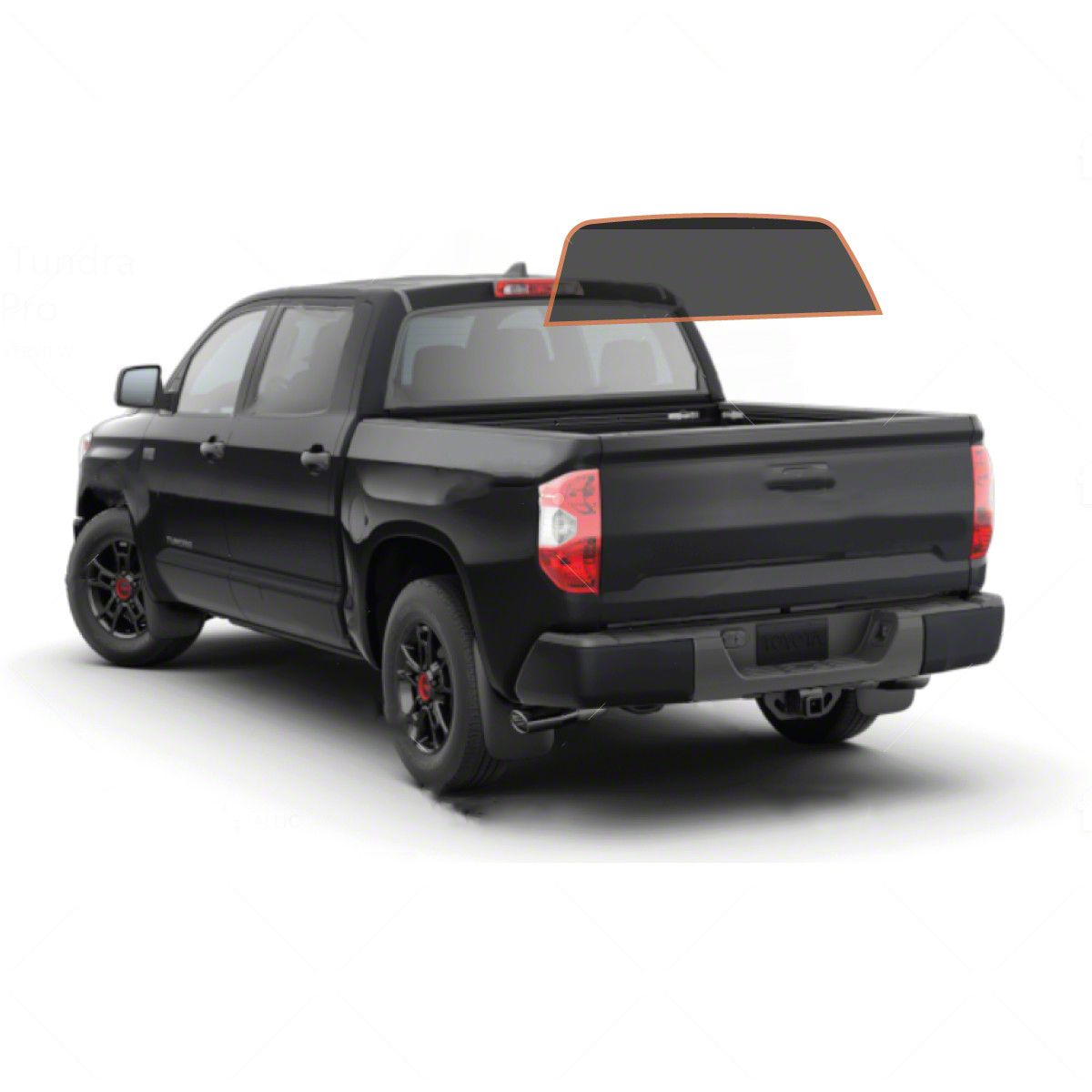 MotoShield Pro Solid Rear Windshield Tint; 5% (07-21 Tundra CrewMax)