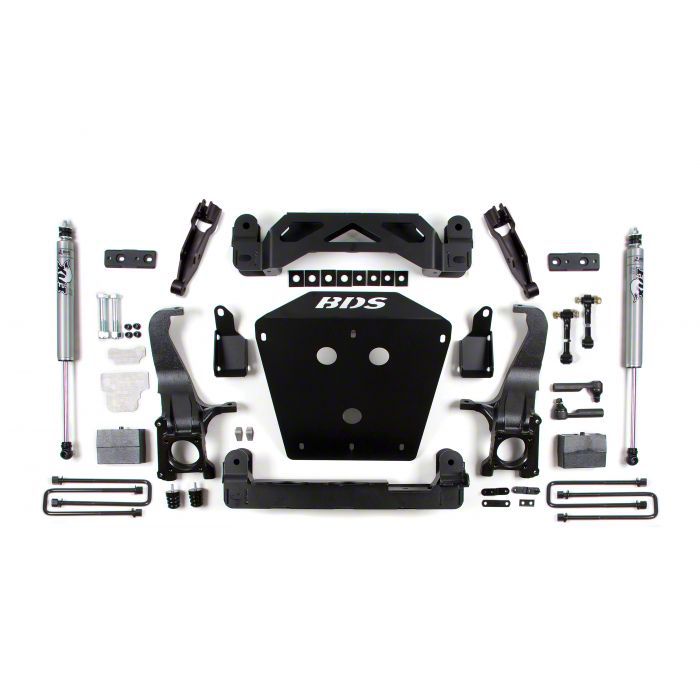 BDS 7-Inch Front / 4-Inch Rear Suspension Lift Kit with Fox Shocks (16-21 Tundra, Excluding TRD Pro)