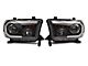 Raxiom Axial Series Projector Headlights with Sequential LED Bar; Black Housing; Clear Lens (07-13 Tundra w/o Level Adjuster)