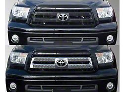 Upper Grille Overlay; Chrome (10-13 Tundra SR5)