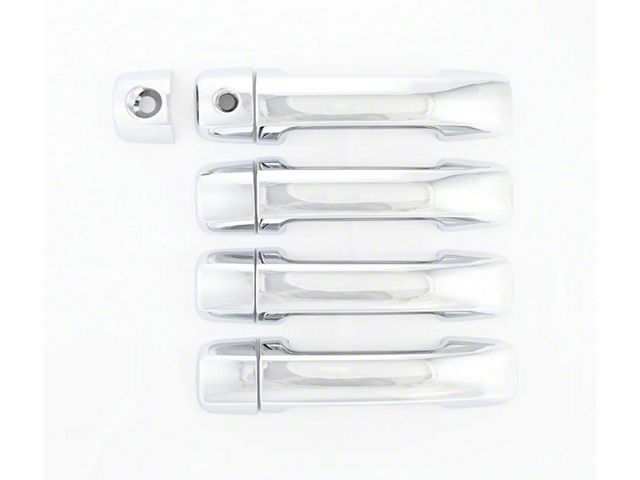 Door Handle Covers; Chrome (07-21 Tundra Double Cab, CrewMax)