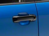 Chrome Delete Door Handle Snap-On Covers; Gloss Black (07-21 Tundra Double Cab, CrewMax)