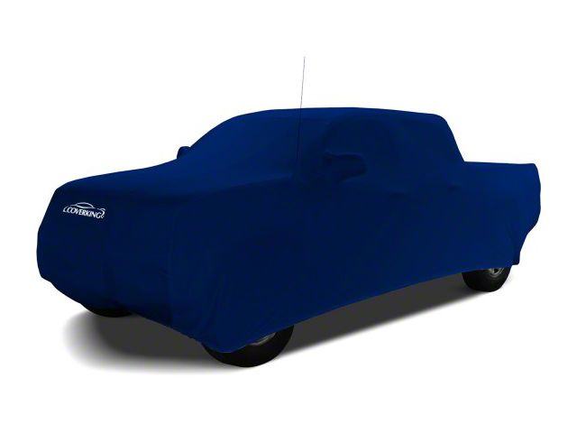 Coverking Satin Stretch Indoor Car Cover; Impact Blue (07-13 Tundra CrewMax w/ Towing Mirrors)