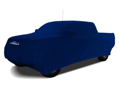 Coverking Satin Stretch Indoor Car Cover; Impact Blue (07-13 Tundra CrewMax w/ Towing Mirrors)