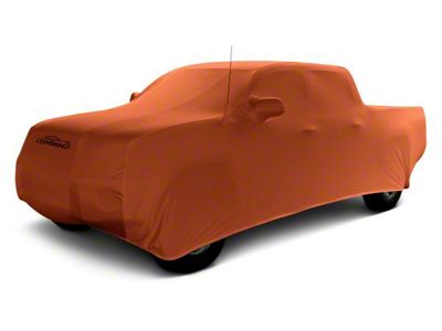 Coverking Satin Stretch Indoor Car Cover; Inferno Orange (07-13 Tundra CrewMax w/ Towing Mirrors)