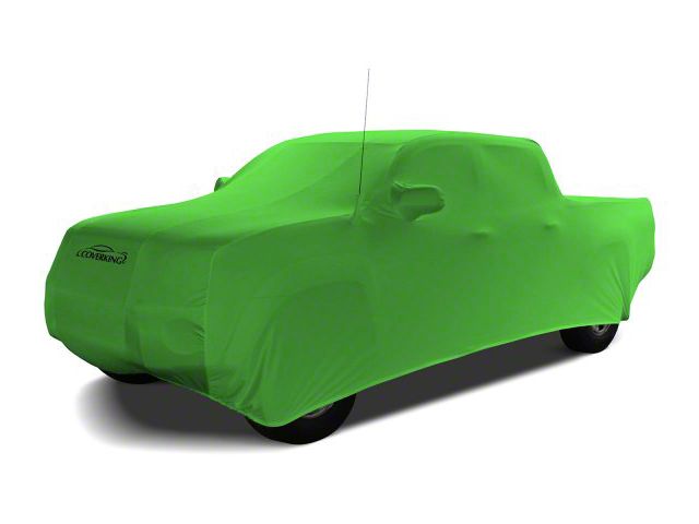 Coverking Satin Stretch Indoor Car Cover; Synergy Green (07-13 Tundra CrewMax w/ Non-Towing Mirrors)