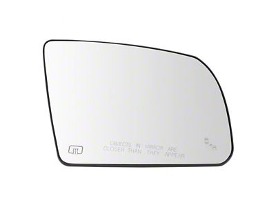 Heated Blind Spot Detection Convex Mirror Glass; Passenger Side (14-17 Tundra)