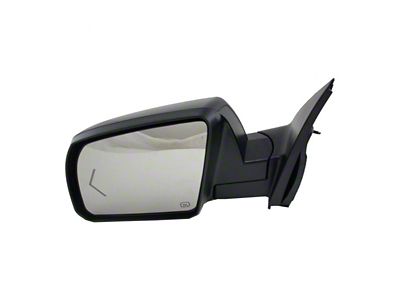 Powered Heated Mirror with Turn Signal; Textured Black; Driver Side (07-13 Tundra)