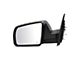 Powered Heated Manual Folding Mirror; Paint to Match Black; Driver Side (07-13 Tundra)