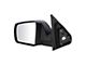 Powered Heated Manual Folding Mirror; Paint to Match Black; Driver Side (07-13 Tundra)