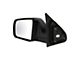 Powered Manual Folding Mirror; Paint to Match Black; Driver Side (07-13 Tundra)