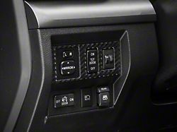 RedRock Headlight Switch Trim; Carbon Fiber (14-21 Tundra)