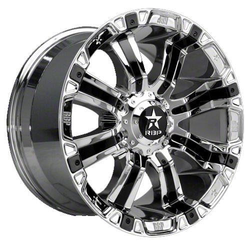 RBP 94R Chrome with Black Inserts 5-Lug Wheel; 20x9; -12mm Offset (07-13 Tundra)